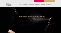 Desktop Screenshot of ecole-parfum.com